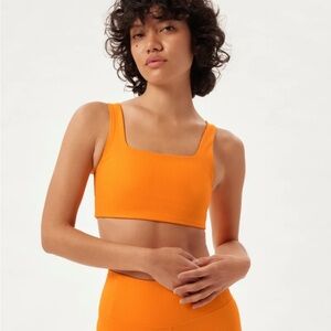 Girlfriend Collective Heat Rib Tommy Cropped Bra